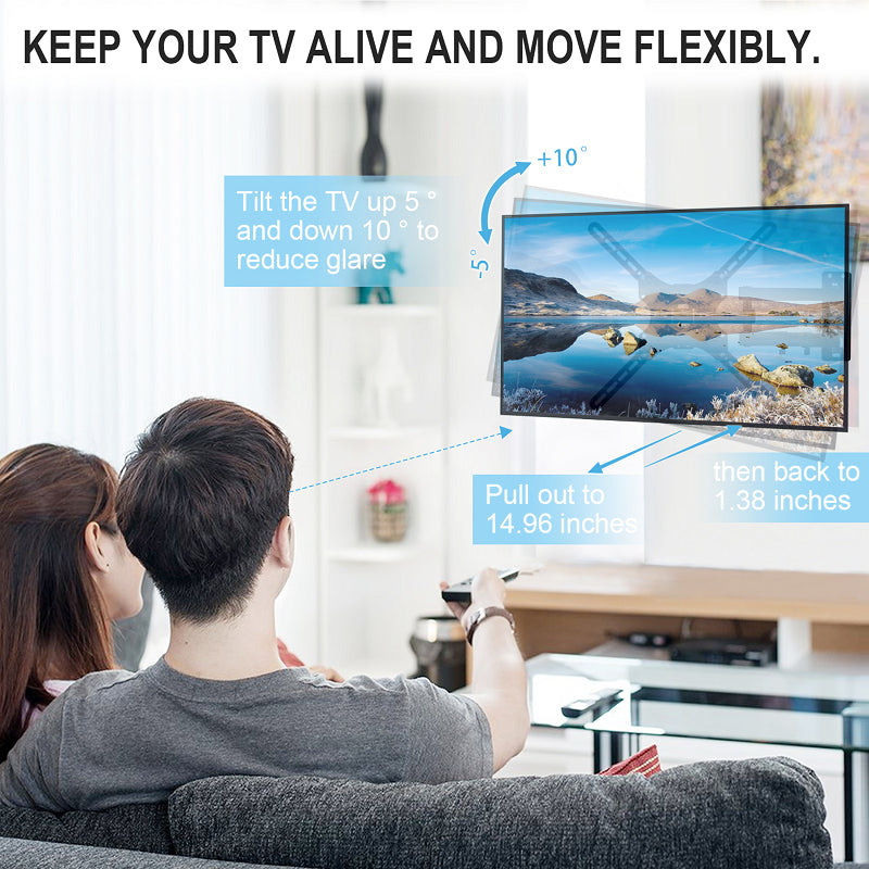 26” to 55” Tilt Wall Mount VESA TV/Monitor Bracket | Max Weight: 30KG | Model: TVB-C37