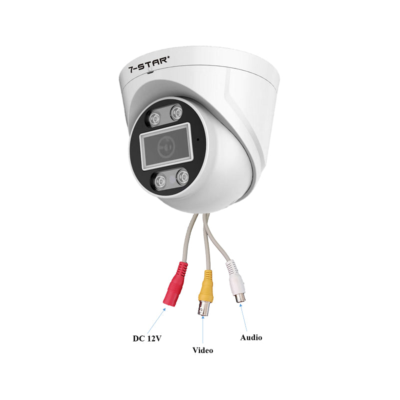 2MP/5MP/8MP Audio ColorVu 4-in-1 Turret Dome CCTV Camera (2.8mm)