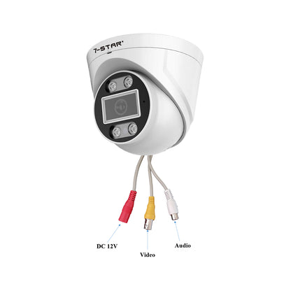 2MP/5MP/8MP Audio ColorVu 4-in-1 Turret Dome CCTV Camera (2.8mm)
