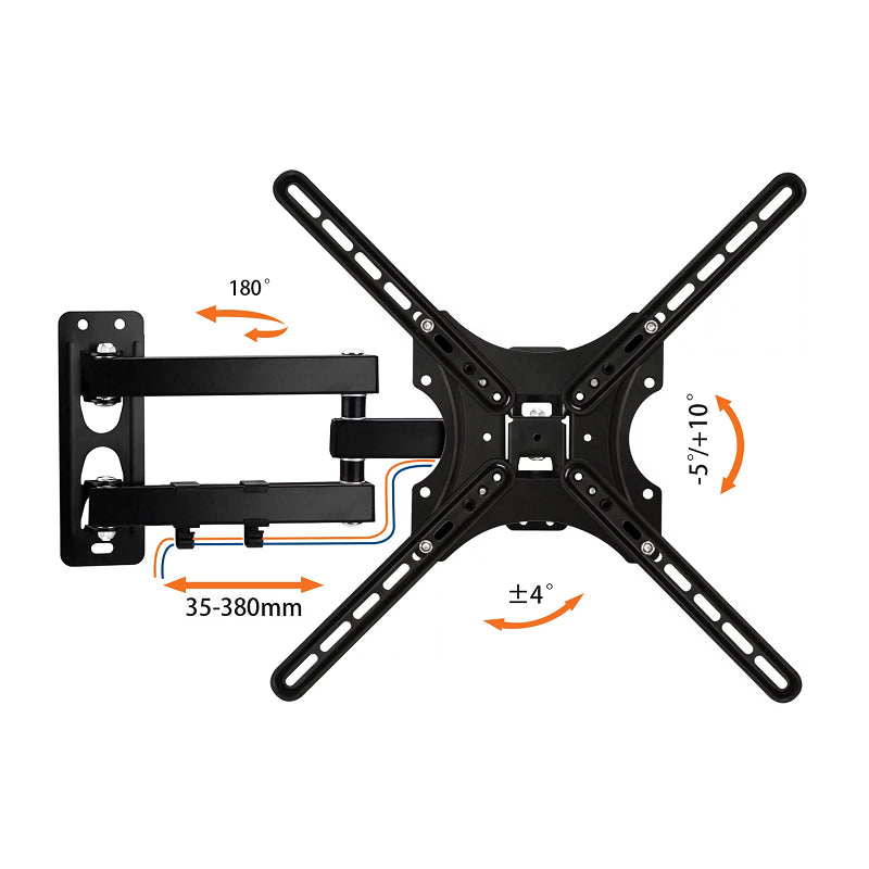 26” to 55” Tilt Wall Mount VESA TV/Monitor Bracket | Max Weight: 30KG | Model: TVB-C37