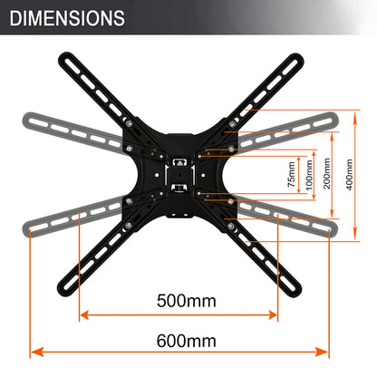 26” to 55” Tilt Wall Mount VESA TV/Monitor Bracket | Max Weight: 30KG | Model: TVB-C37