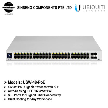 Ubiquiti Unifi 48-Port Switch | UBQ-USW-48-POE