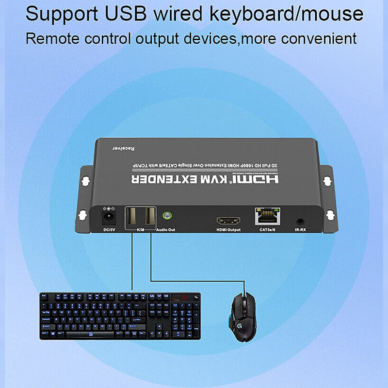 200M 4K KVM HDMI/USB Extender | KVM-E200