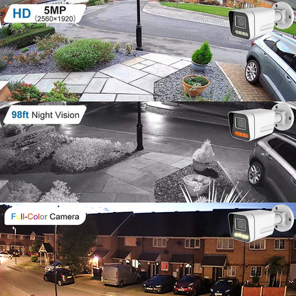 5MP/8MP IP67 ColorVu PoE Bullet Camera with IR, Audio & Mic | SC1057FC-A & SC1087FC-A