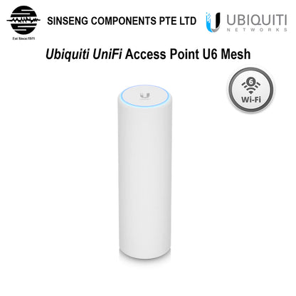 UbiQuiti U6-MESH UniFi 6 4x4 WiFi 6 Access Point Designed for Mesh Applications U6 MESH