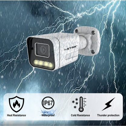 2MP/5MP/8MP Audio ColorVu IP67 Bullet Camera | 4-in-1 AHD/TVI/CVI/CVBS (2.8mm)