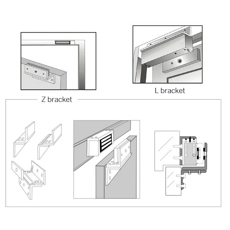 Waterproof ZL Bracket 600lbs (280KG) | DA-LZ600WP