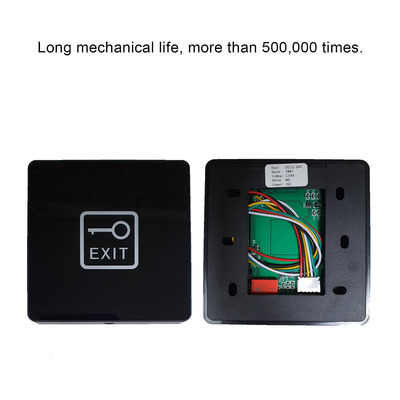 Exit Button for Door Access (Black) | DA-ECK01-B