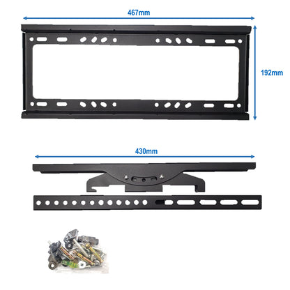 24”-55” Ceiling Pole Mount Swivel TV Bracket (25KG) | TVB-CP413