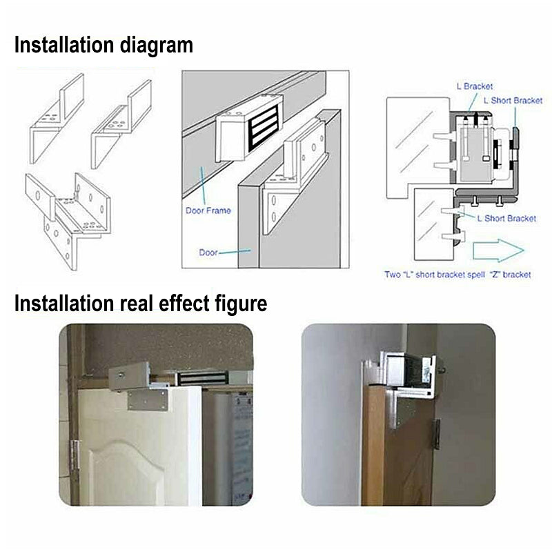 Security Door Access Kit - 600lbs EM Lock, 12V Power, Battery, Breakglass & Exit Button | DOOR ACCESS ACCESSORIES