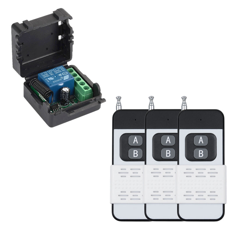Biometric Wireless Door Remote x3 + Receiver | DA-WRC-3