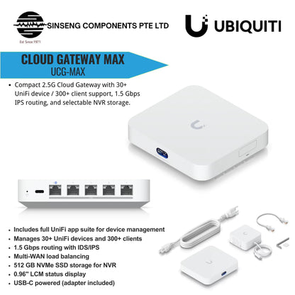 Ubiquiti Unifi Cloud Gateway Max UCG-Max