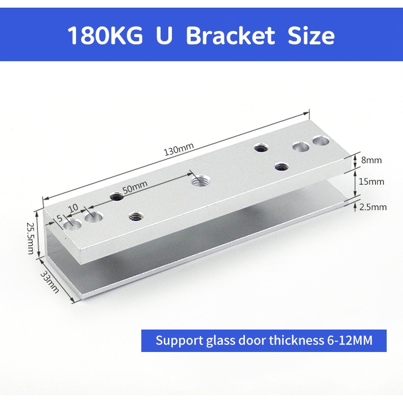 400lbs U Bracket for EM Magnetic Lock (180KG) | 7SDA-U400