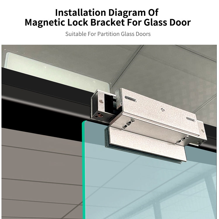 400lbs ZL Bracket for EM Magnetic Lock (180kg) Single Door | 7SDA-ZL400