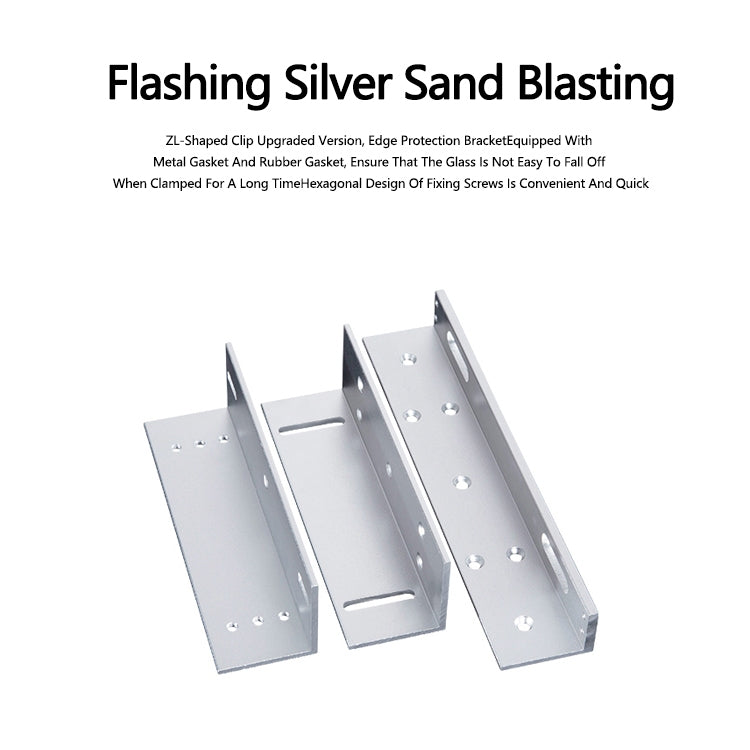 400lbs ZL Bracket for EM Magnetic Lock (180kg) Single Door | 7SDA-ZL400