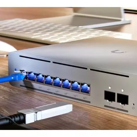 Ubiquiti Unifi Pro XG 8 PoE 155W Compact 8-Port 10GbE SFP+ L3 Etherlighting Switch | UBQ-USW-PRO-XG-8-POE