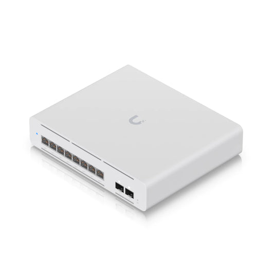 Ubiquiti Unifi Pro XG 8 PoE 155W Compact 8-Port 10GbE SFP+ L3 Etherlighting Switch | UBQ-USW-PRO-XG-8-POE