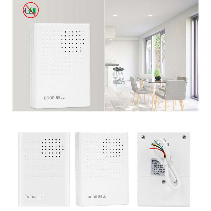 Biometric Door Access Control with 4-Line DC12V Wired Doorbell | DB04