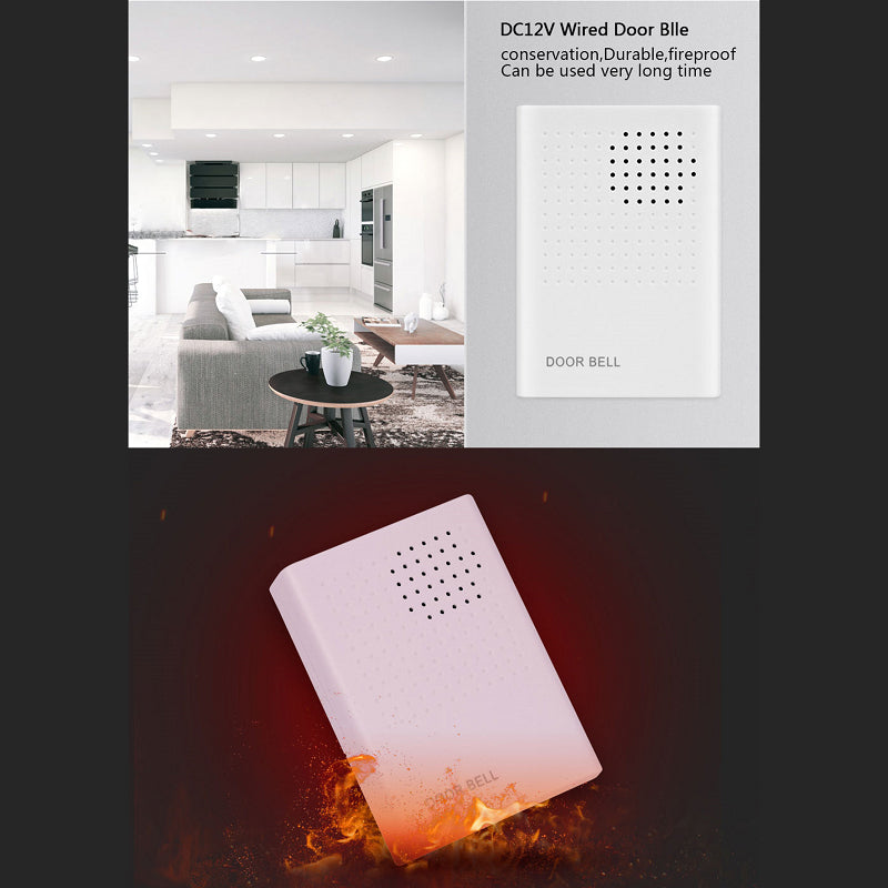 Biometric Door Access Control with 4-Line DC12V Wired Doorbell | DB04