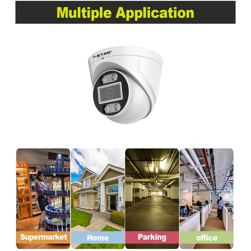 5MP Analog Turret Dome Ultra Wide Angle 2.8mm 4-in-1 Switchable CCTV Camera | SH6105/2.8