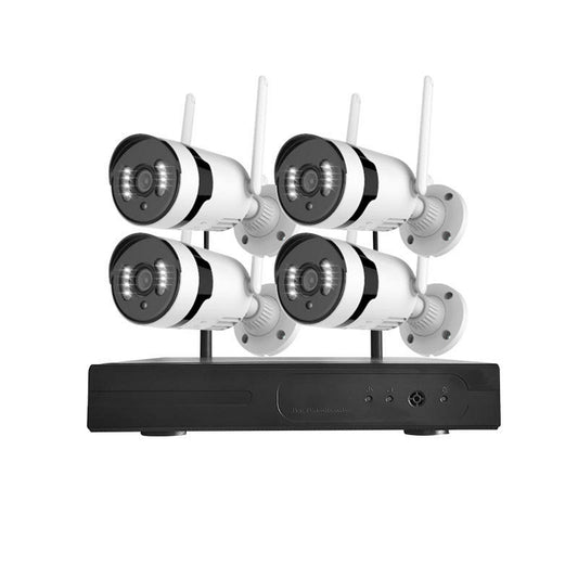 5MP 4CH Wireless NVR Kit | Bullet 2.8mm | 2-Way Audio | NVR5104B-A2