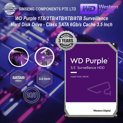 WD Purple Surveillance Hard Disk Local Drive