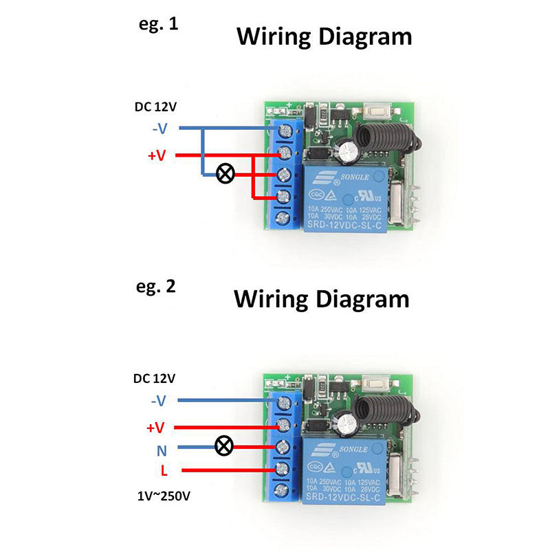 Biometric Wireless Door Remote x3 + Receiver | DA-WRC-3