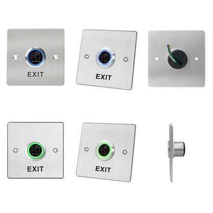 IP68 Waterproof Infrared No-Touch Exit Button with LED (12-24V) | DA-S1862