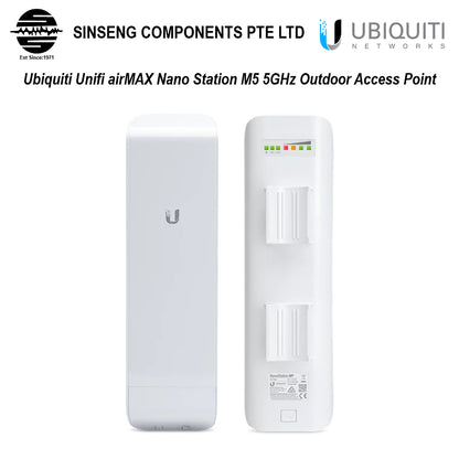 Ubiquiti Unifi airMAX Nano Station M5 5GHz Outdoor Access Point | NSM5
