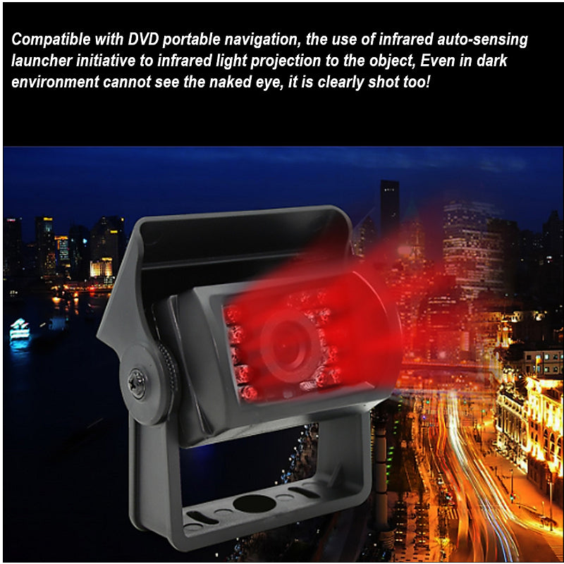 Weatherproof Rear IR Reverse CCTV Camera (Wide Angle/DC9-36V) | SC61