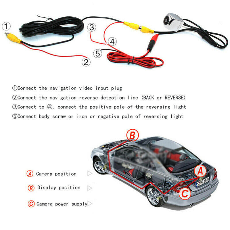STARLIGHT Ultra Low-LUX Wide-Angle Reverse Camera with Parking Line | SC83