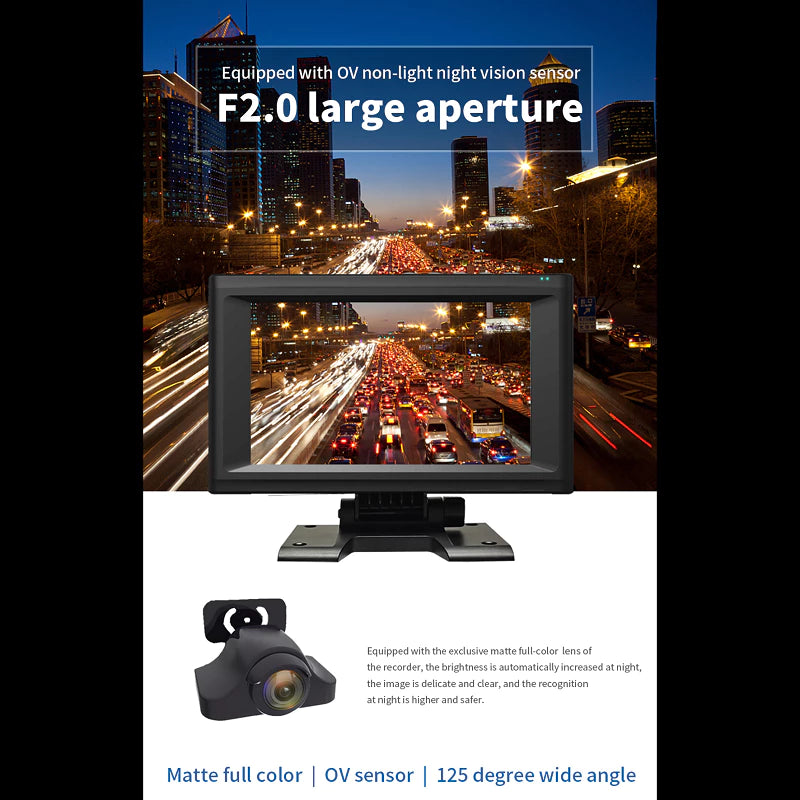 Full HD 1080P Dual Camera with Vehicle DVR | MDVR722R