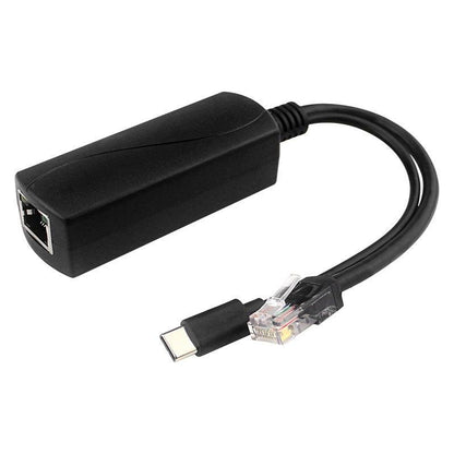 Type-C 48V to 5V Gigabit RJ45 PoE Splitter | PS-TCG-3A
