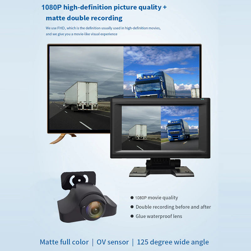 Full HD 1080P Dual Camera with Vehicle DVR | MDVR722R