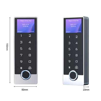 Tuya IP68 Fingerprint + Passcode + Mifare Access Control | TY-TF2-LCD/MF