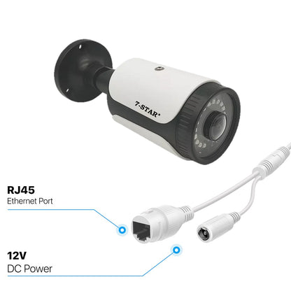 5MP/8MP ColorVu IP67 Audio IR Fisheye 180° PoE IP Camera (1.8mm, 1920P/2160P)