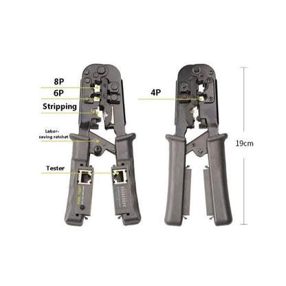 2-in-1 Crimping & Testing Tool for RJ45 CAT5/6/7/8 with LED | CT-HT-N5684CR
