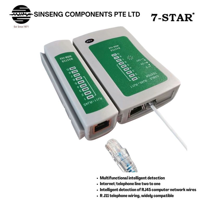Multifunctional LAN Cable Tester for RJ45/RJ11/BNC/HDMI | CT-VC468