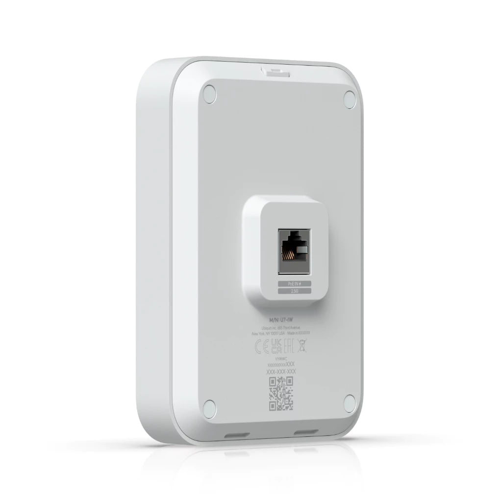 UniFi U7 In-Wall U7-IW WiFi 7 AP with 2.5 GbE PoE Switch | UBQ-U7-IW