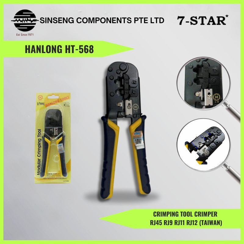 Dual-Purpose Crimping Tool RJ45/RJ9/RJ11/RJ12 | CT-HT-568