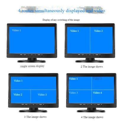 10 Inch Monitor 4CH BSD Alarm DVR Recorder 4PCS Camera | MDVR104R-BSD