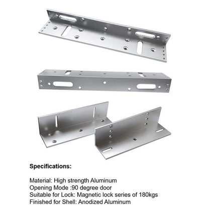 Door Access Full Set - 5A UPS Power Supply, 12V 7AH Battery, EM Lock, Breakglass, Exit Button & Brackets