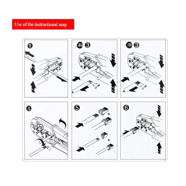 Dual-Purpose Crimping Tool RJ45/RJ9/RJ11/RJ12 | CT-HT-568
