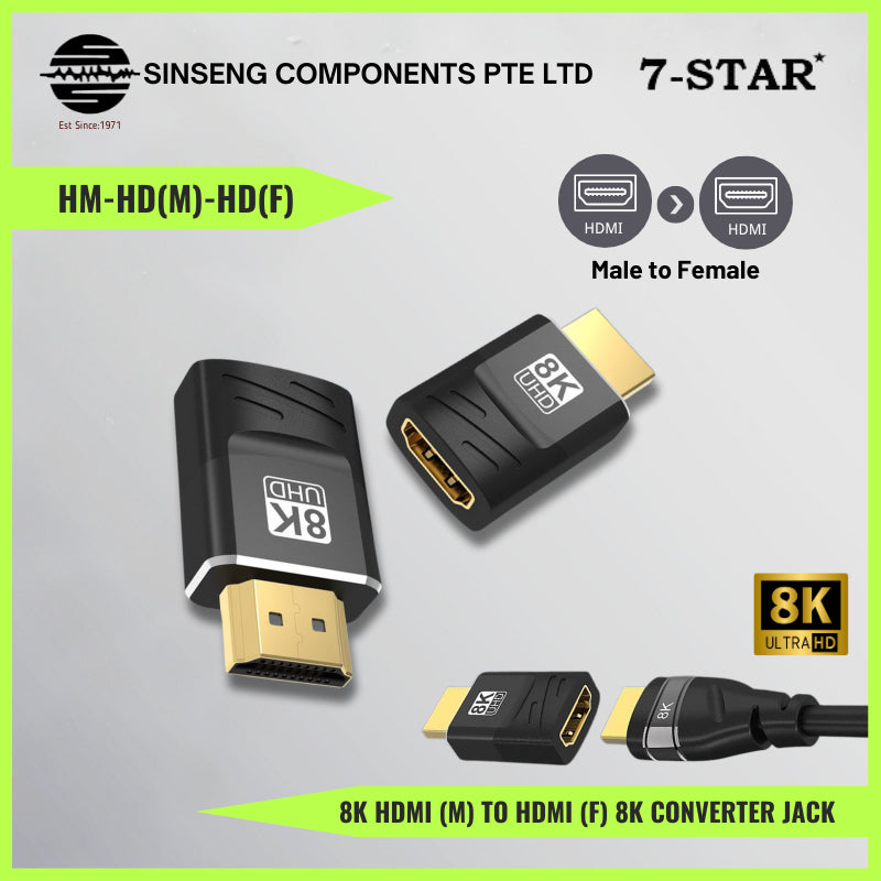 8K HDMI Male to Female Extender Adapter | UGREEN HM-HD(M)-HD(F)