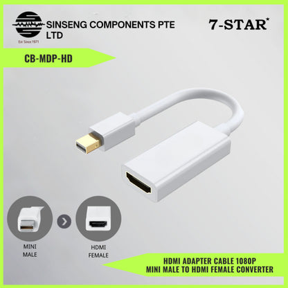 Mini DP to HDMI Adapter Cable 1080P | CB-MDP-HD