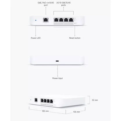 Ubiquiti UniFi 5 Port Switch Flex 10 GbE | UBQ-USW-FLEX-XG