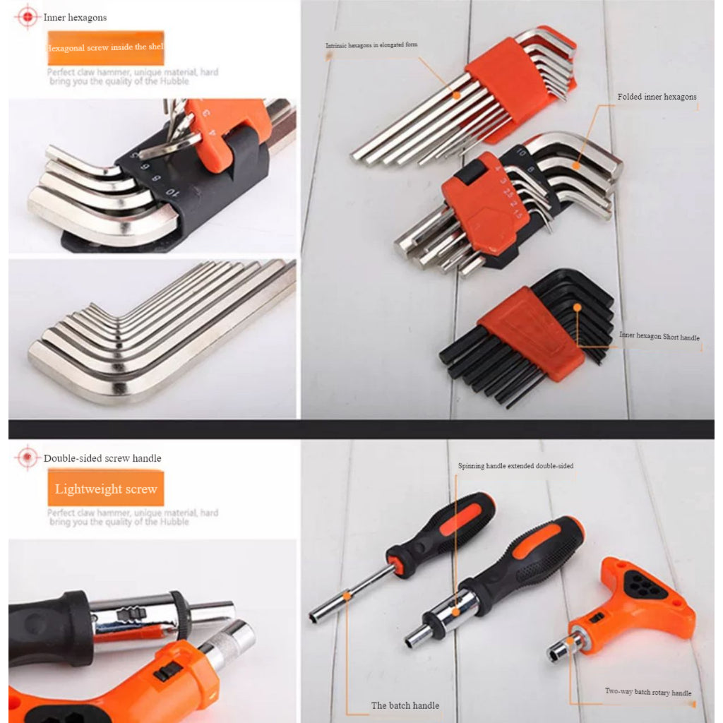 45PCS Household Hand Tool Set with Box | 7STS-4500