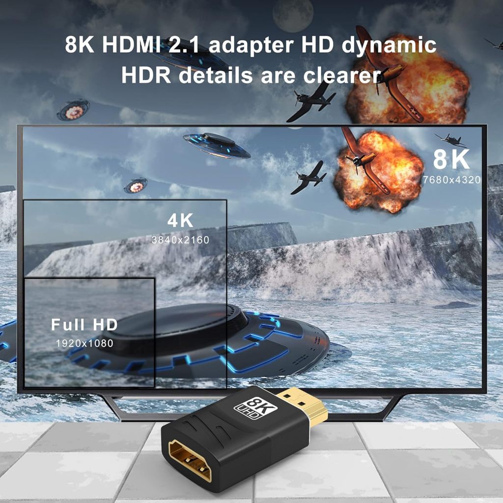 8K HDMI Male to Female Extender Adapter | UGREEN HM-HD(M)-HD(F)