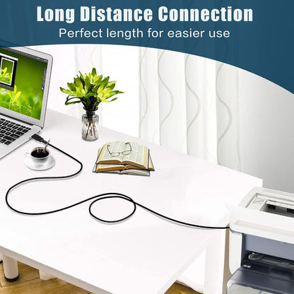 USB 2.0 Male A to B Cable for Keyboard, Mice, Scanners, Printers | CB-UBA2501