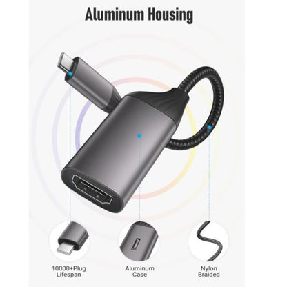 USB-C to HDMI Adapter, DisplayPort over USB-C | CB-DUB-V120